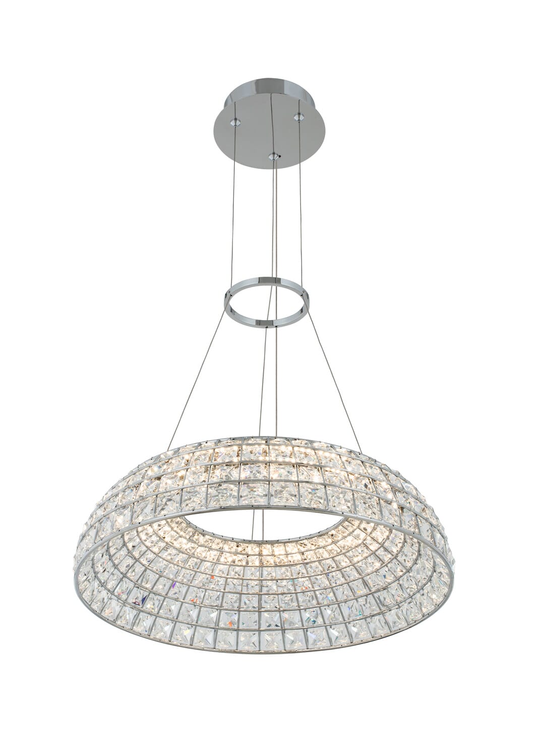 Allegri Nuvole Pendant Light in Chrome