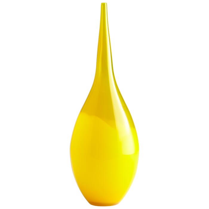 Cyan Design Large Moonbeam Vase in Yellow Cyan Design Large Moonbeam Vase in Yellow