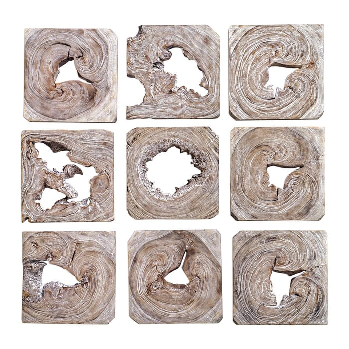 Uttermost Bahati Wood Wall Art, Set Of 9 Uttermost Bahati Wood Wall Art, Set Of 9