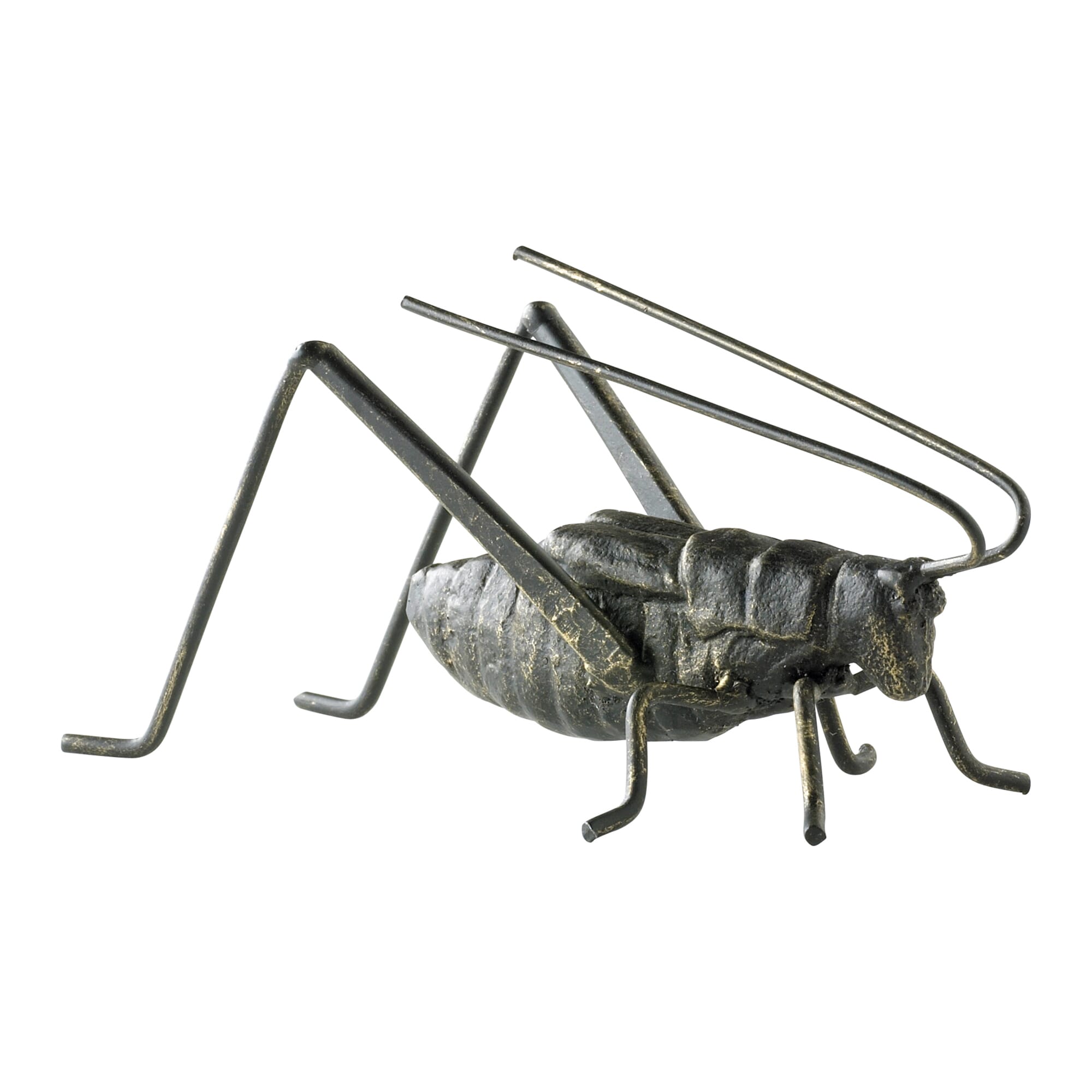 Cricket Sculpture in Raw Steel