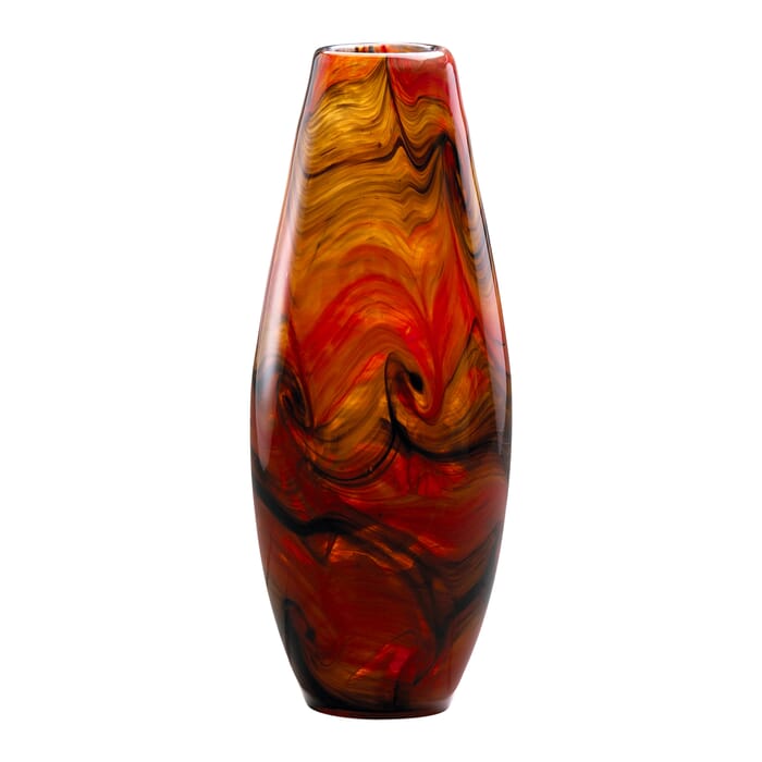 Cyan Design Large Italian Vase in Caramel Swirl Cyan Design Large Italian Vase in Caramel Swirl