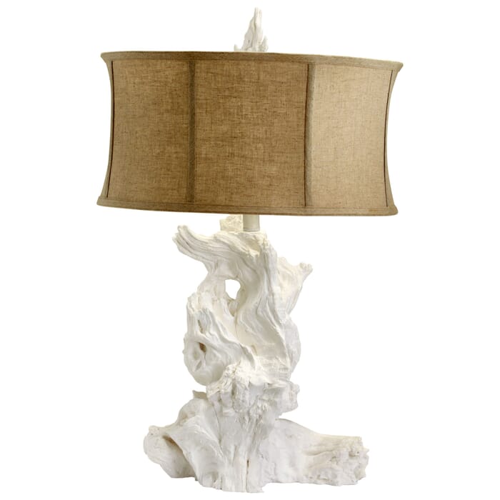 Cyan Design Driftwood 31" Table Lamp in White Cyan Design Driftwood 31" Table Lamp in White