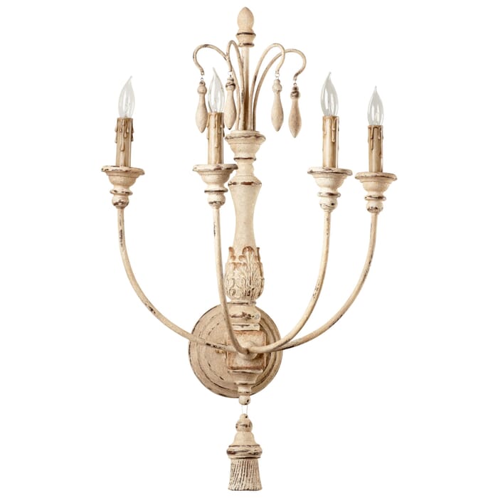 Cyan Design Maison 4-Light 31" Wall Sconce in Persian White Cyan Design Maison 4-Light 31" Wall Sconce in Persian White