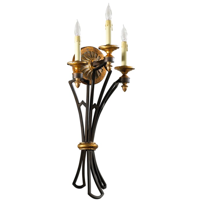 Cyan Design San Giorgio 3-Light 27" Wall Sconce in Oiled Bronze Cyan Design San Giorgio 3-Light 27" Wall Sconce in Oiled Bronze