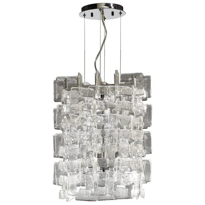 Cyan Design Havilland 16.25" 4-Light Clear Glass Pendant in Chrome Cyan Design Havilland 16.25" 4-Light Clear Glass Pendant in Chrome