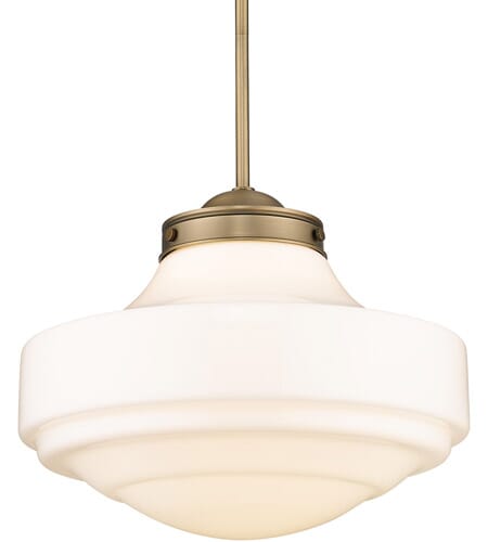Golden Ingalls Pendant Light in Modern Brass