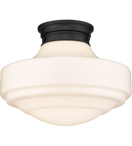 Golden Ingalls Ceiling Light in Matte Black