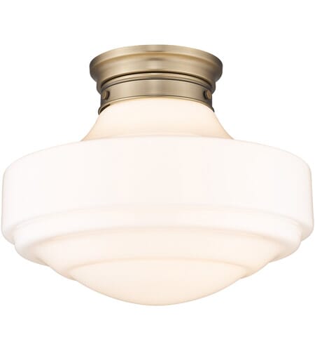 Golden Ingalls Ceiling Light in Modern Brass