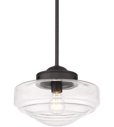Golden Ingalls Pendant Light in Matte Black
