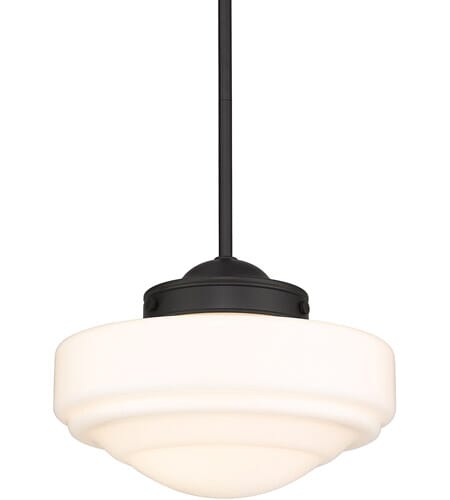 Golden Ingalls Pendant Light in Matte Black