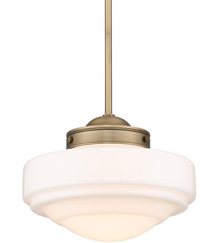 Golden Ingalls Pendant Light in Modern Brass
