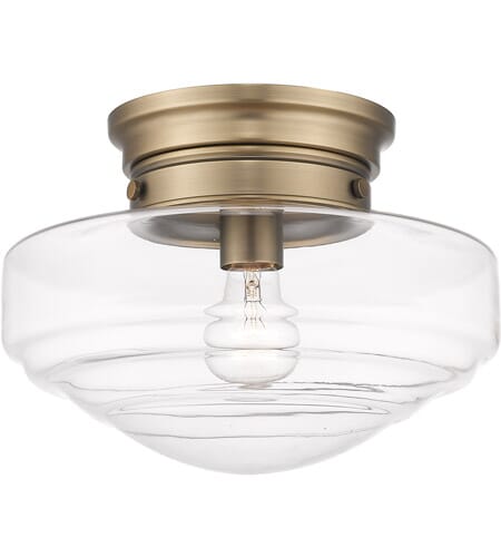 Golden Ingalls Ceiling Light in Modern Brass
