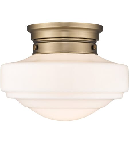 Golden Ingalls Ceiling Light in Modern Brass
