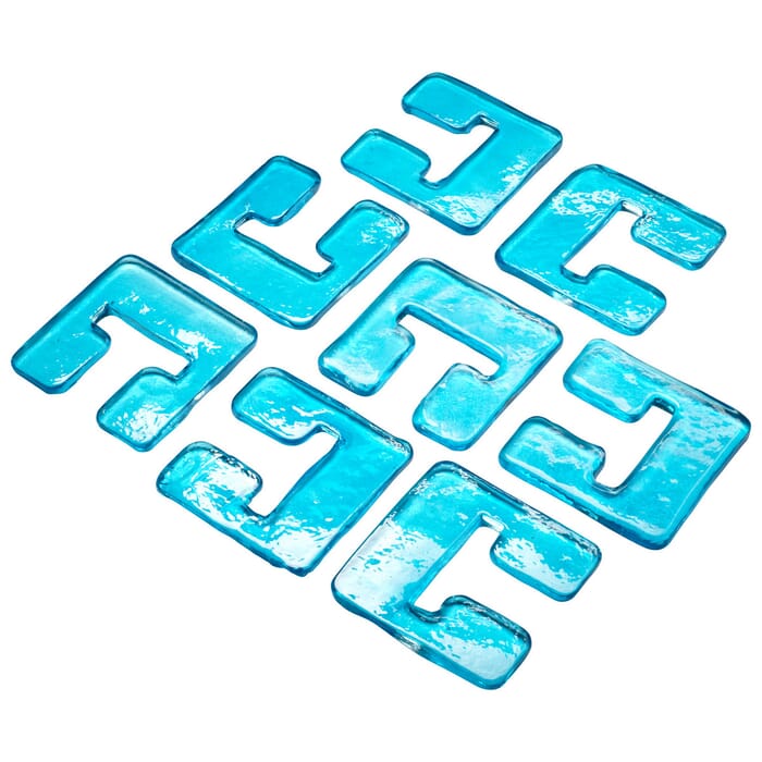 Cyan Design Glass Links 4" Pendant Glass Links in Blue/Clear Cyan Design Glass Links 4" Pendant Glass Links in Blue/Clear