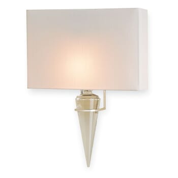 Currey & Company 17" Larsen Wall Sconce in Polished Nickel