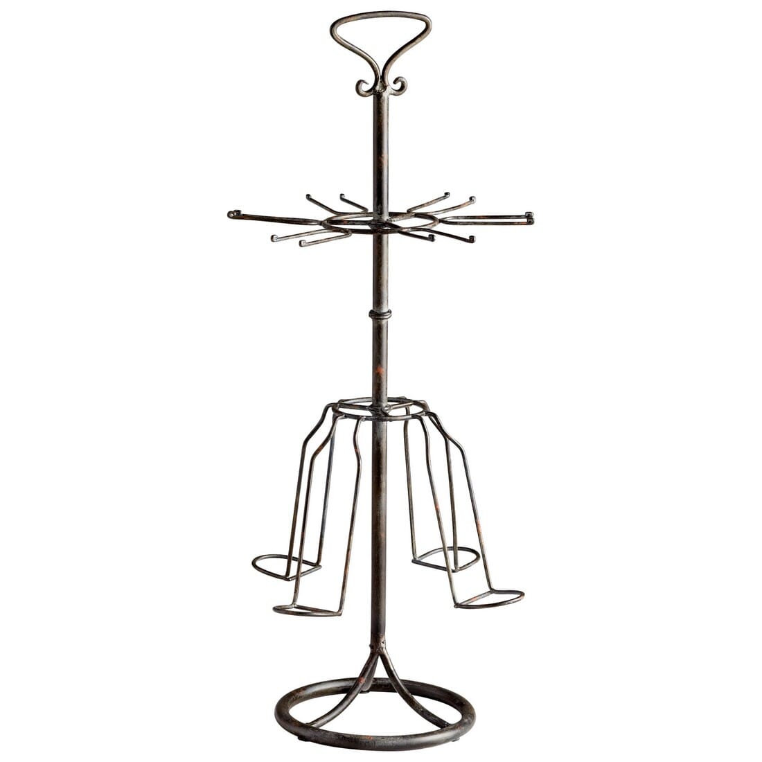 Winston 19.5" Wine Rack in Raw Steel