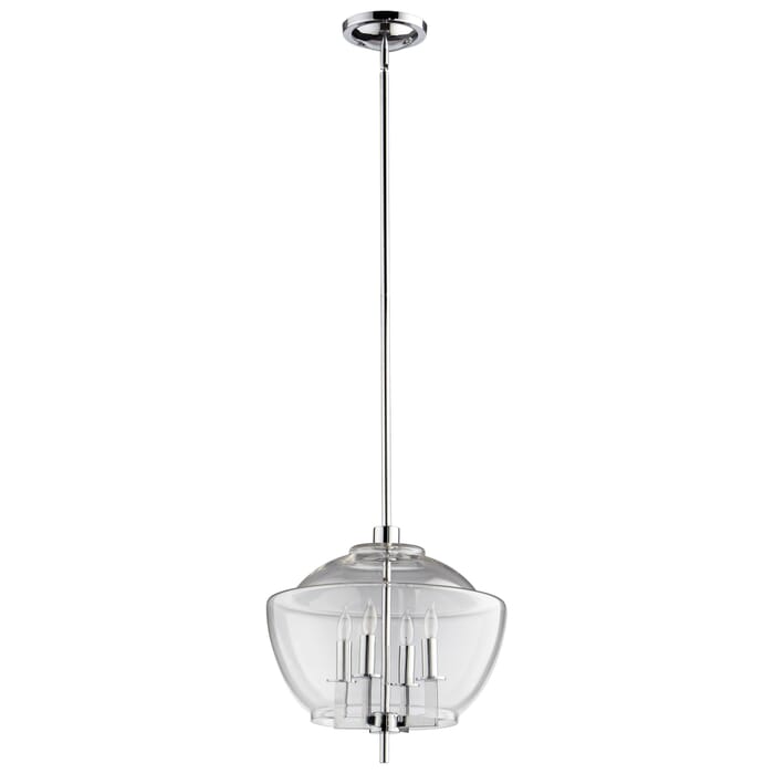 Cyan Design Empoli 4-Light Pendant Light in Chrome Cyan Design Empoli 4-Light Pendant Light in Chrome