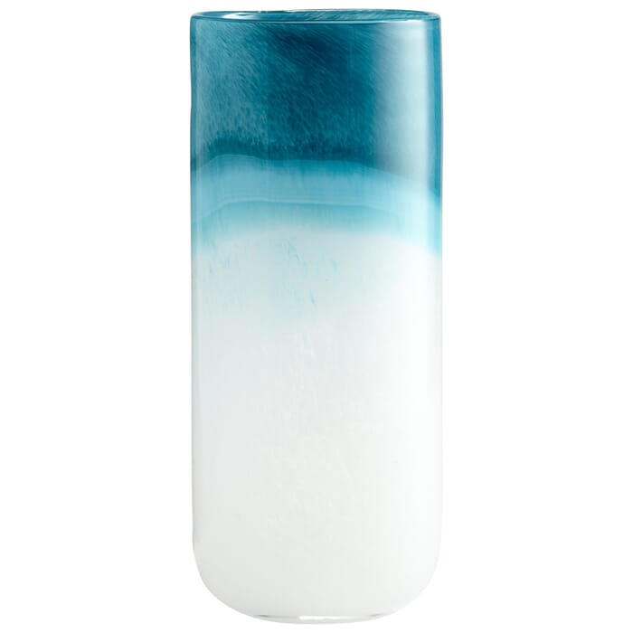 Cyan Design Large Turquoise Cloud Vase in Blue And White Cyan Design Large Turquoise Cloud Vase in Blue And White