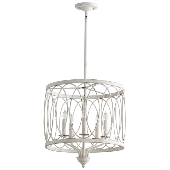 Cyan Design Sausalito 5-Light Pendant Light in Persian White Cyan Design Sausalito 5-Light Pendant Light in Persian White