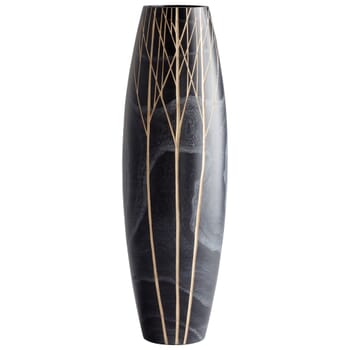 Cyan Design Medium Onyx Winter Vase in Black