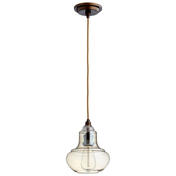 Cyan Design Camille 7.25" Champagne Glass Pendant in Oiled Bronze Cyan Design Camille 7.25" Champagne Glass Pendant in Oiled Bronze