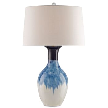 Currey & Company 33" Fte Table Lamp in Cobalt