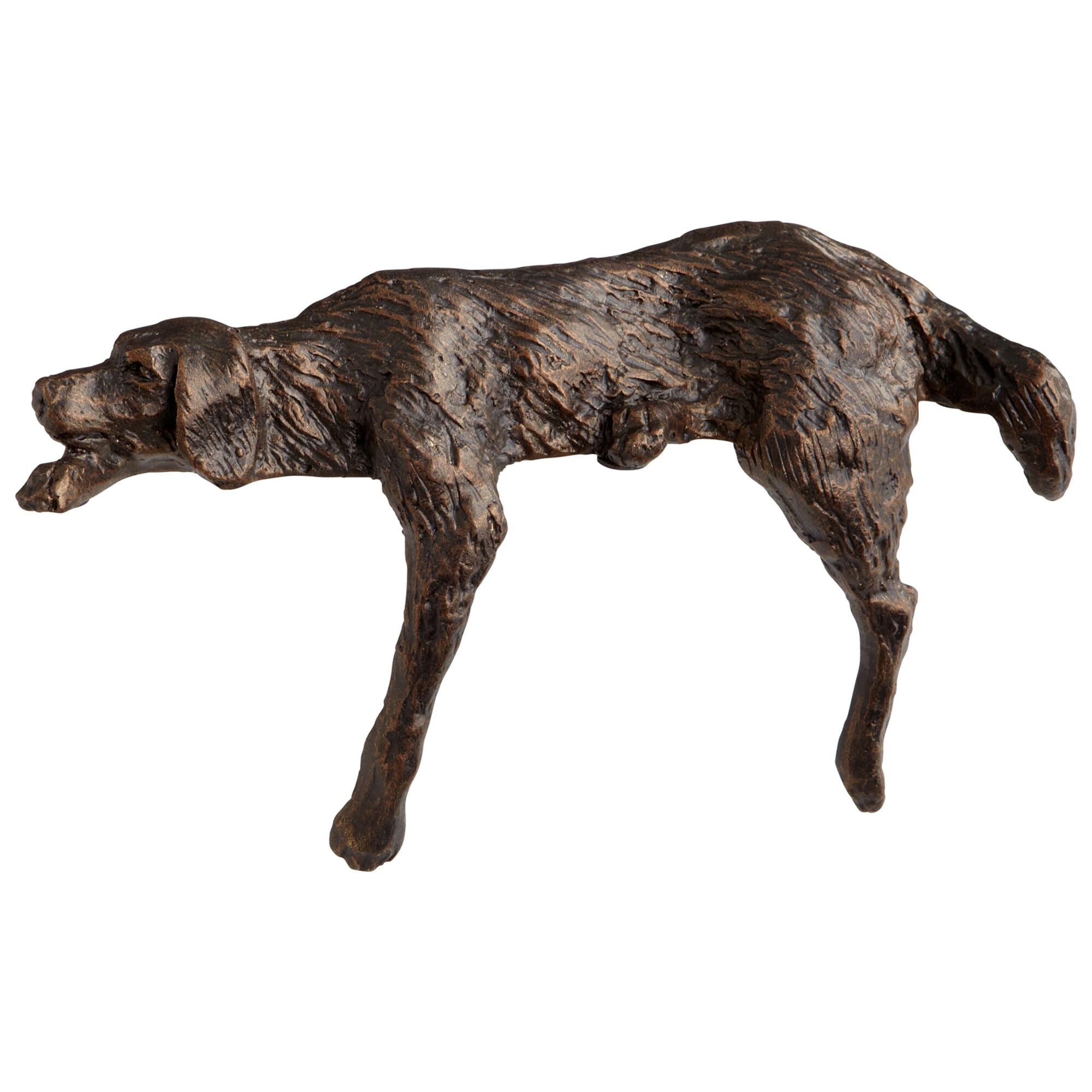 Lazy Dog Sculpture in Bronze