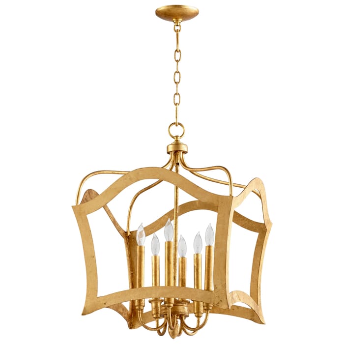 Cyan Design Milan 6-Light 20" Pendant Light in Gold Leaf Cyan Design Milan 6-Light 20" Pendant Light in Gold Leaf