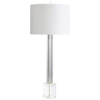 Cyan Design Quantom 33" Table Lamp in Clear