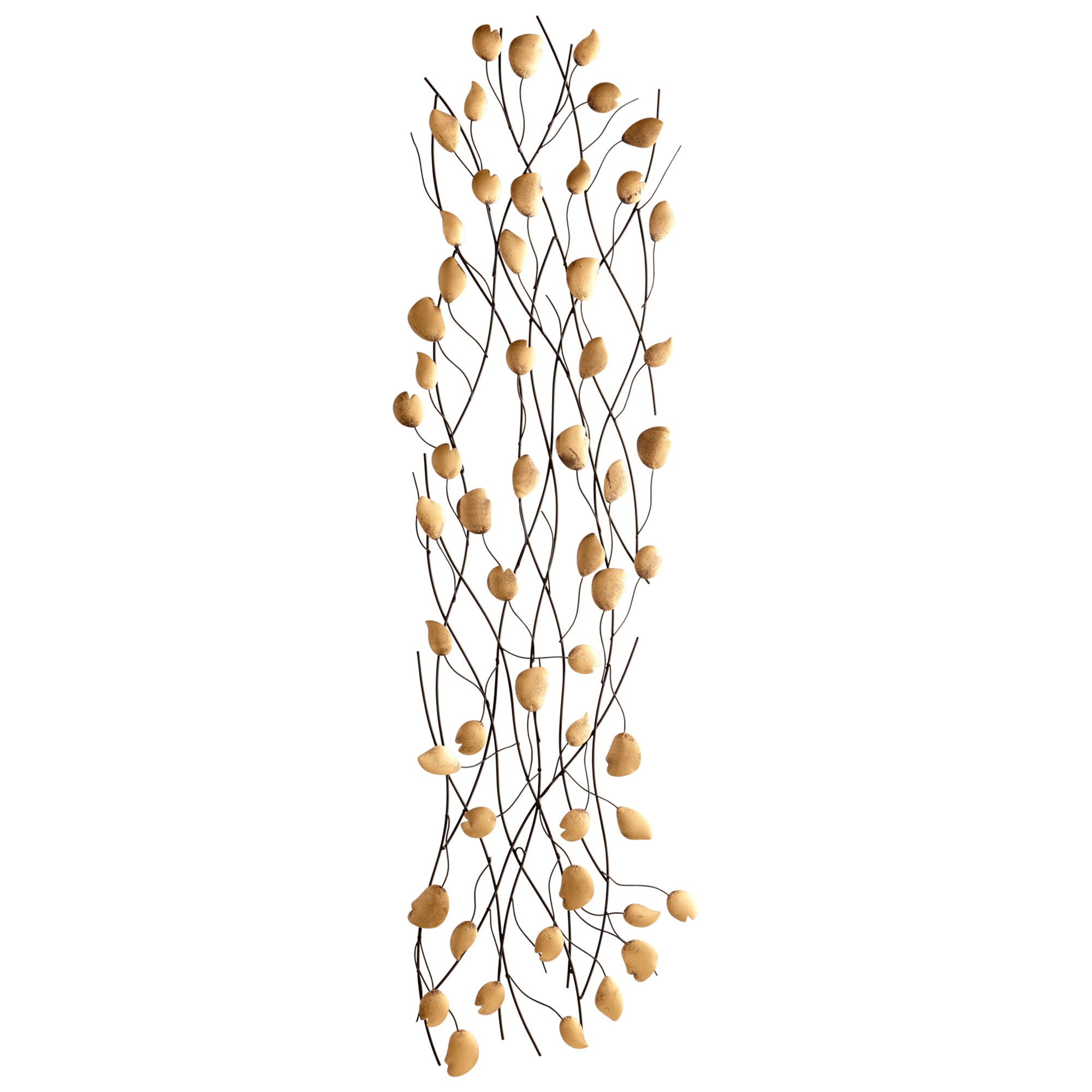 Guilded Vine Wall Decor in Gold