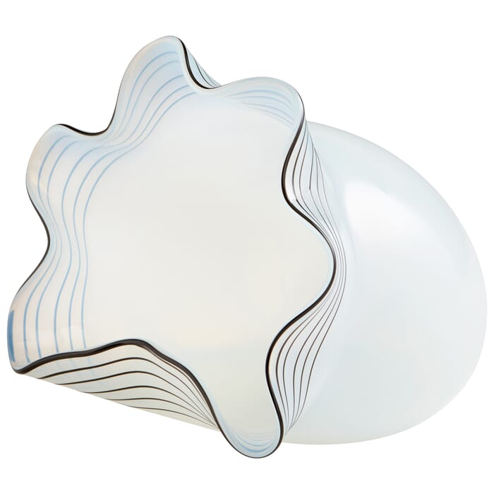 Cyan Design Medium Moon Jelly Vase in White Cyan Design Medium Moon Jelly Vase in White