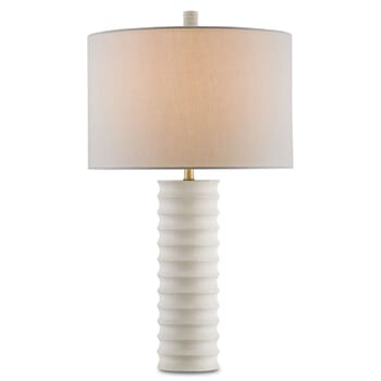 Currey & Company 23" Snowdrop Table Lamp in Natural