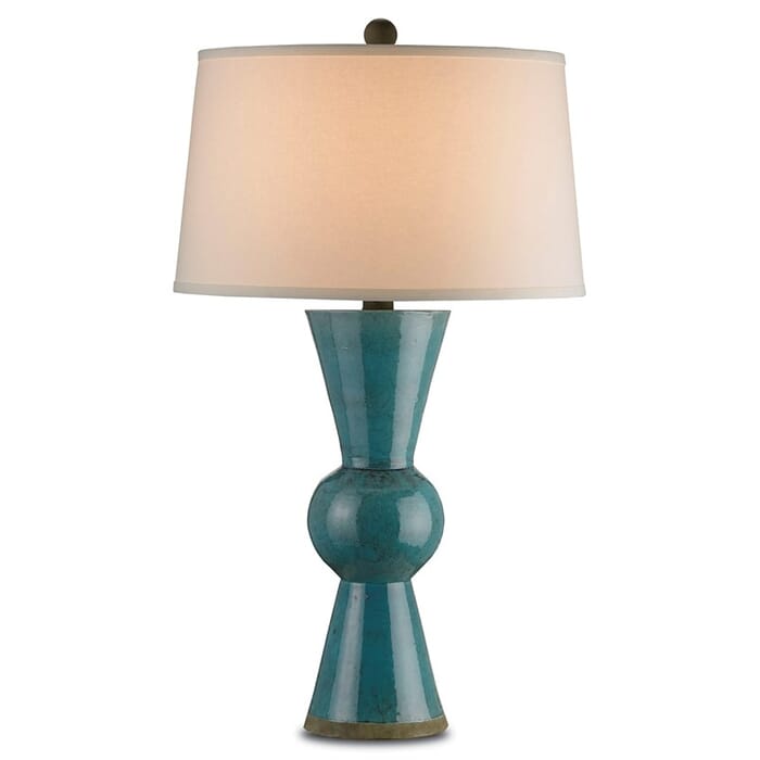 Currey & Company 31" Upbeat Teal Table Lamp in Teal Currey & Company 31" Upbeat Teal Table Lamp in Teal