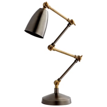 Cyan Design Angleton 24" Desk Lamp in Bronze And Black