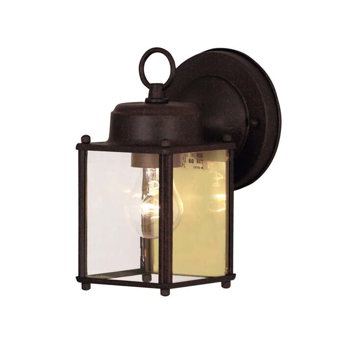 Savoy House Exterior Collections 1-Light Outdoor Wall Lantern in Rust Savoy House Exterior Collections 1-Light Outdoor Wall Lantern in Rust