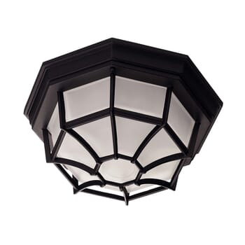 Savoy House Exterior Collections 1-Light Outdoor Ceiling Light in Black