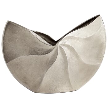 Cyan Design Varix Vase in Raw Nickel