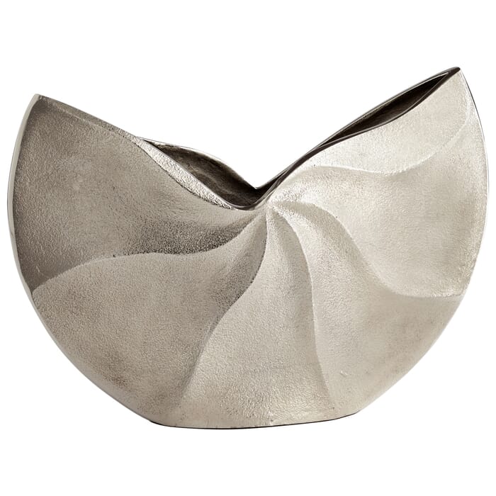 Cyan Design Varix Vase in Raw Nickel Cyan Design Varix Vase in Raw Nickel