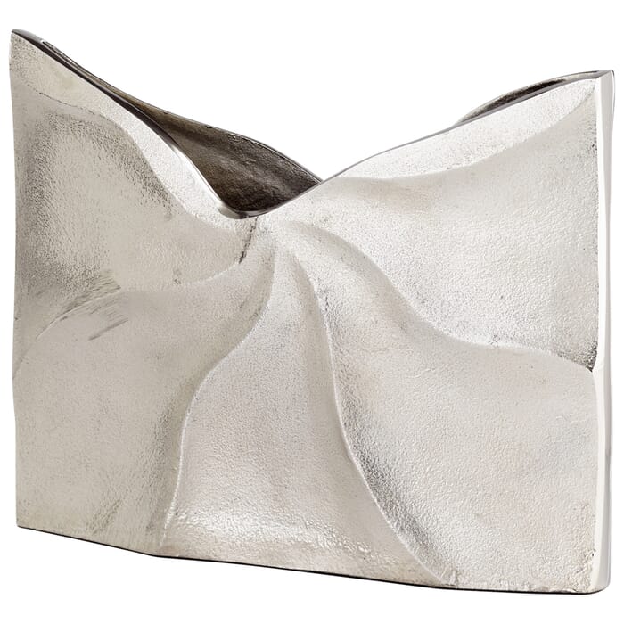 Cyan Design Clarice Vase in Raw Nickel Cyan Design Clarice Vase in Raw Nickel