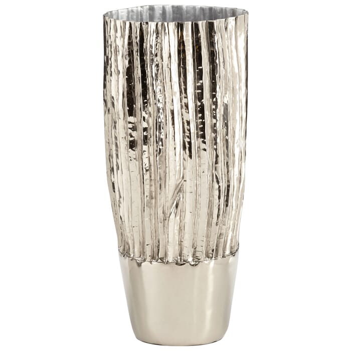 Cyan Design Small Sardinia Vase in Nickel Cyan Design Small Sardinia Vase in Nickel