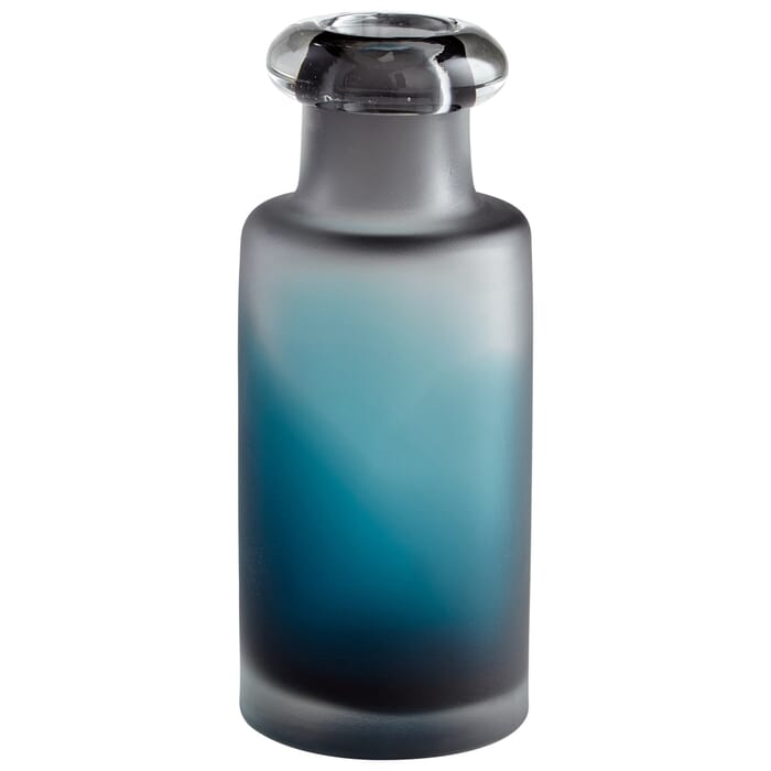 Cyan Design Small Neptune Vase in Blue and Clear Cyan Design Small Neptune Vase in Blue and Clear