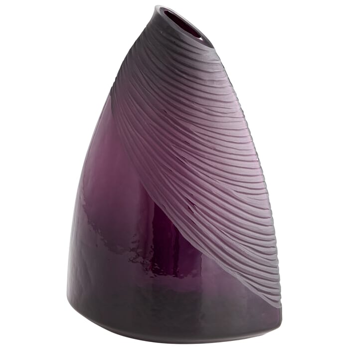 Cyan Design Large Mount Amethyst Vase in Purple Cyan Design Large Mount Amethyst Vase in Purple