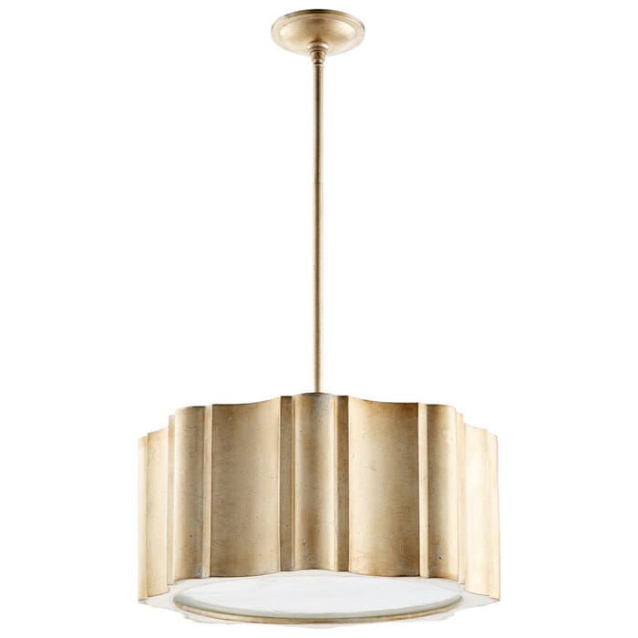 Cyan Design Cloud Nine 22" 6-Light Pendant in Aged Silver Leaf Cyan Design Cloud Nine 22" 6-Light Pendant in Aged Silver Leaf