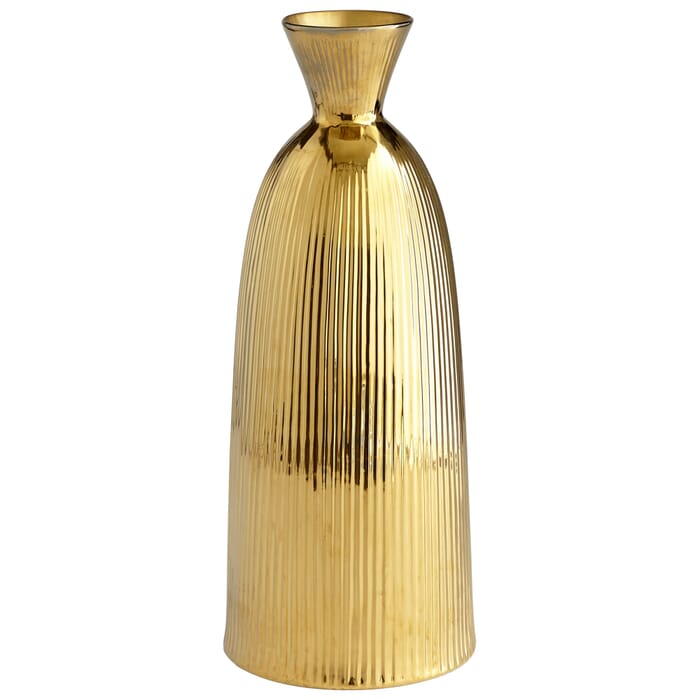 Cyan Design Medium Noor Vase in Gold Cyan Design Medium Noor Vase in Gold