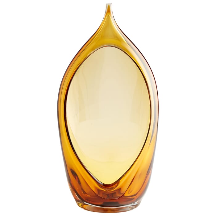 Cyan Design Medium Neema Vase in Amber Cyan Design Medium Neema Vase in Amber