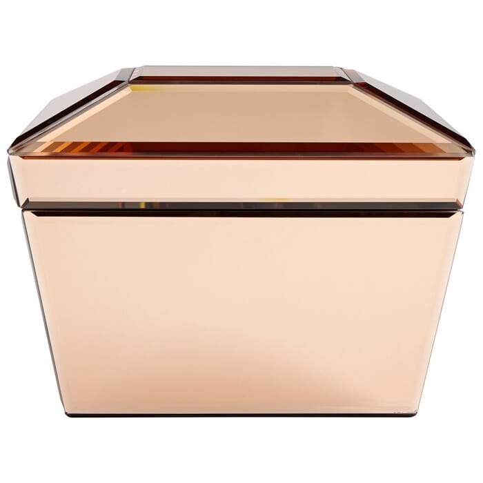 Cyan Design Ace 8.5" Mirrored Glass Container in Copper Cyan Design Ace 8.5" Mirrored Glass Container in Copper