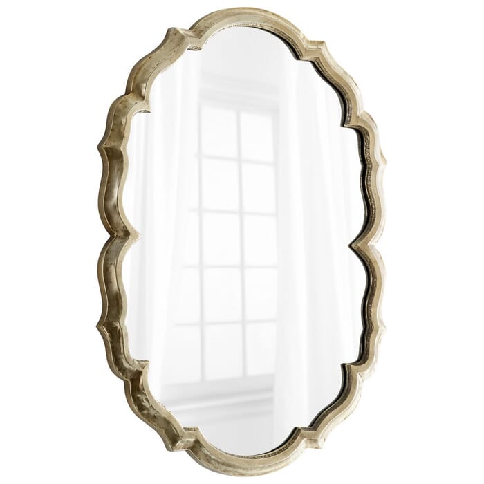 Cyan Design Banning 39.75" Mirror in Silver Cyan Design Banning 39.75" Mirror in Silver