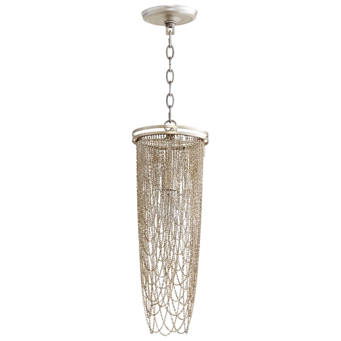 Cyan Design Ithica Pendant Light in Aged Silver Leaf Cyan Design Ithica Pendant Light in Aged Silver Leaf
