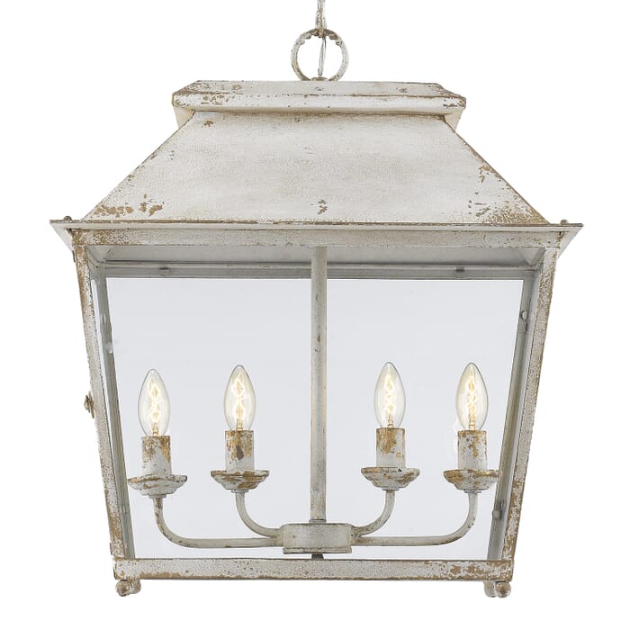 Golden Abingdon 4-Light Pendant Light in Antique Ivory Golden Abingdon 4-Light Pendant Light in Antique Ivory