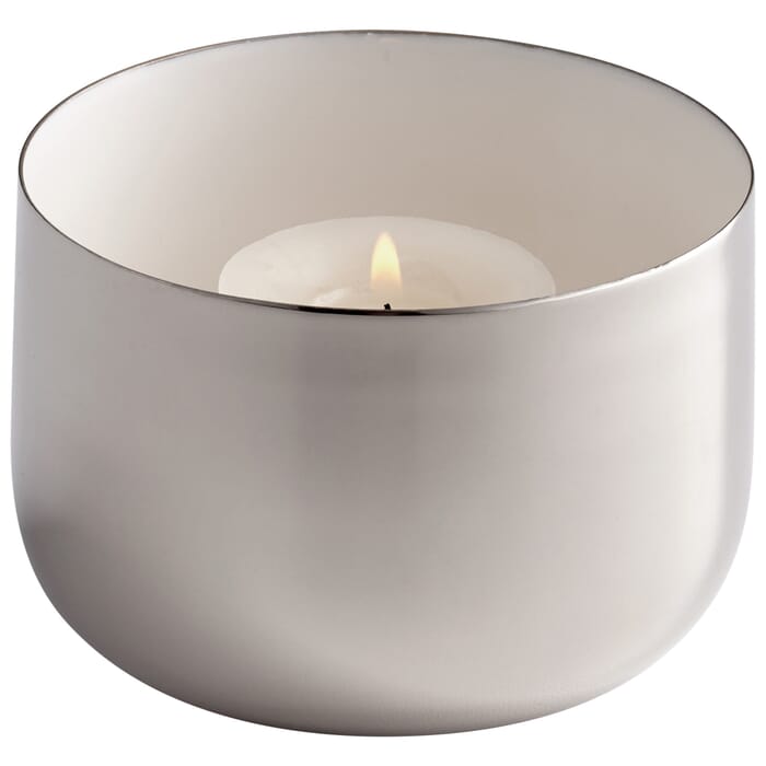 Cyan Design Cup O' Candle in Nickel Cyan Design Cup O' Candle in Nickel